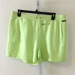 Nine West lime green activewear shorts with pockets Woman's size 3X